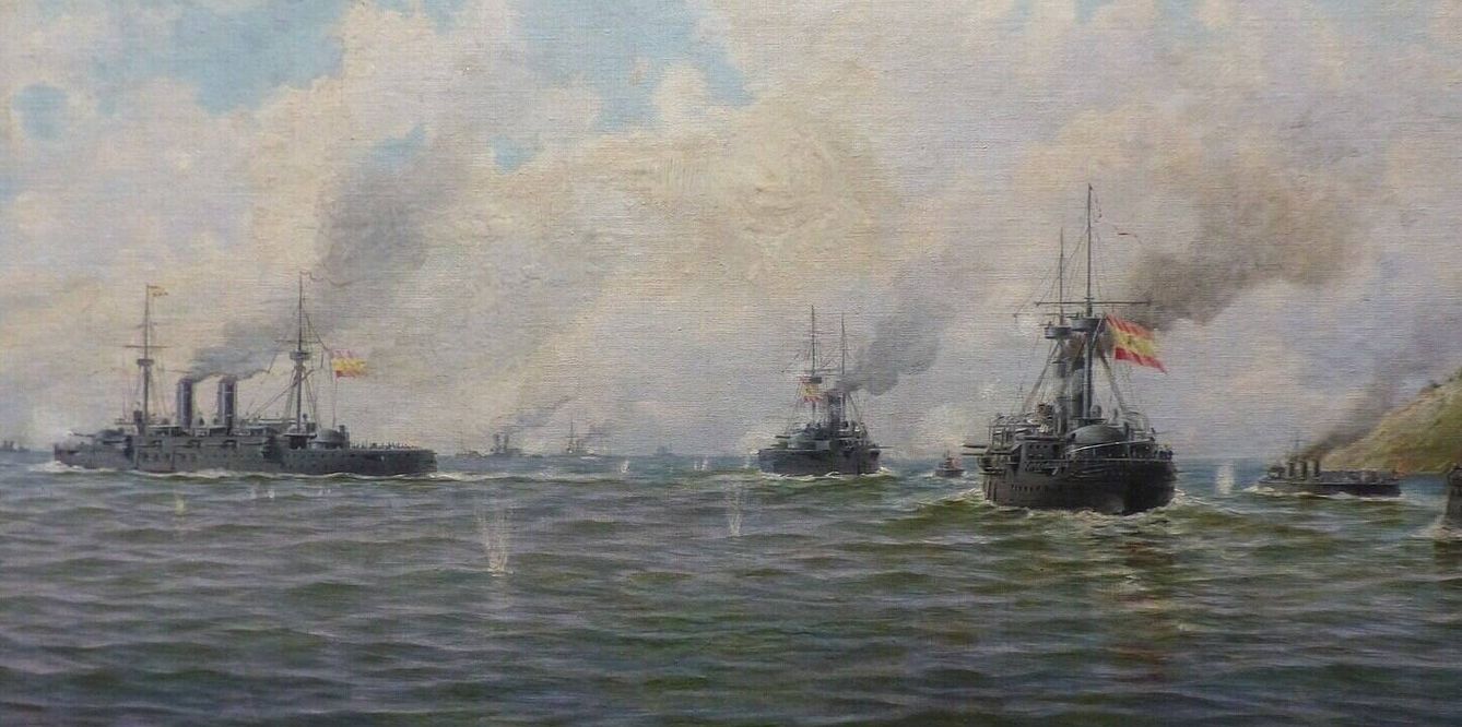 Batalla naval de Santiago de Cuba, 3 de julio de 1898.