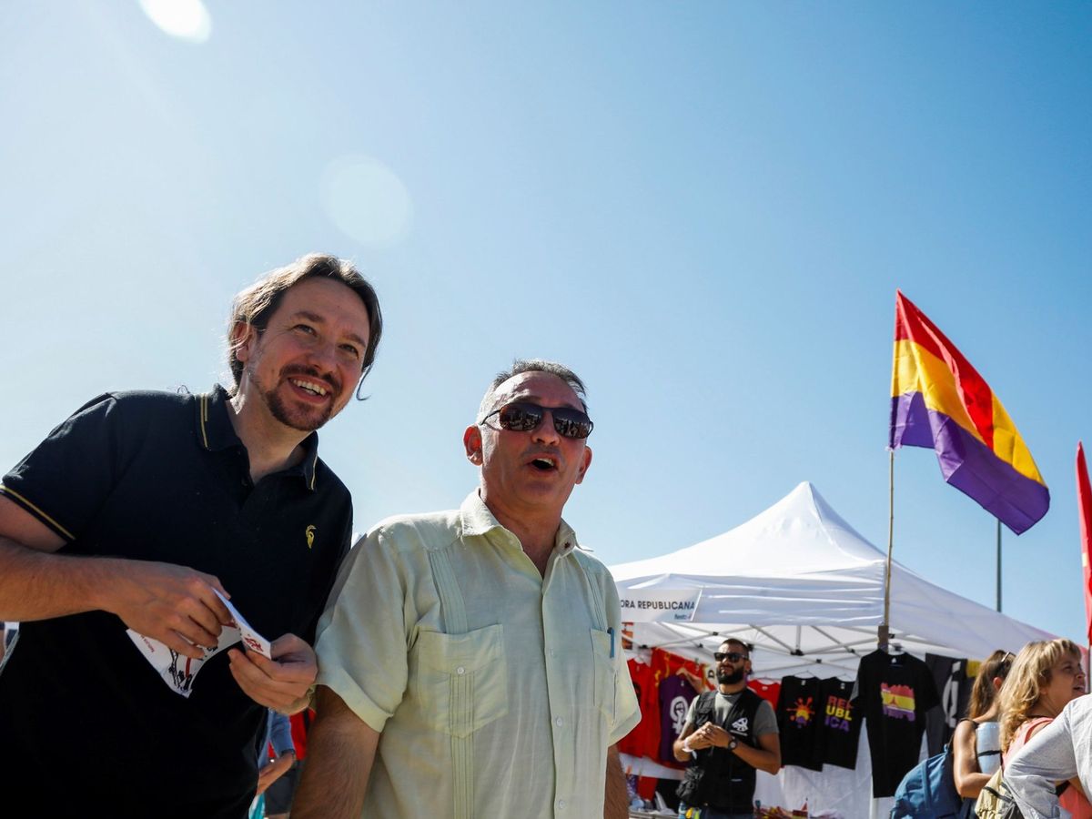 Foto: Pablo Iglesias y Enrique Santiago, en 2019. (EFE/ David Fernández)