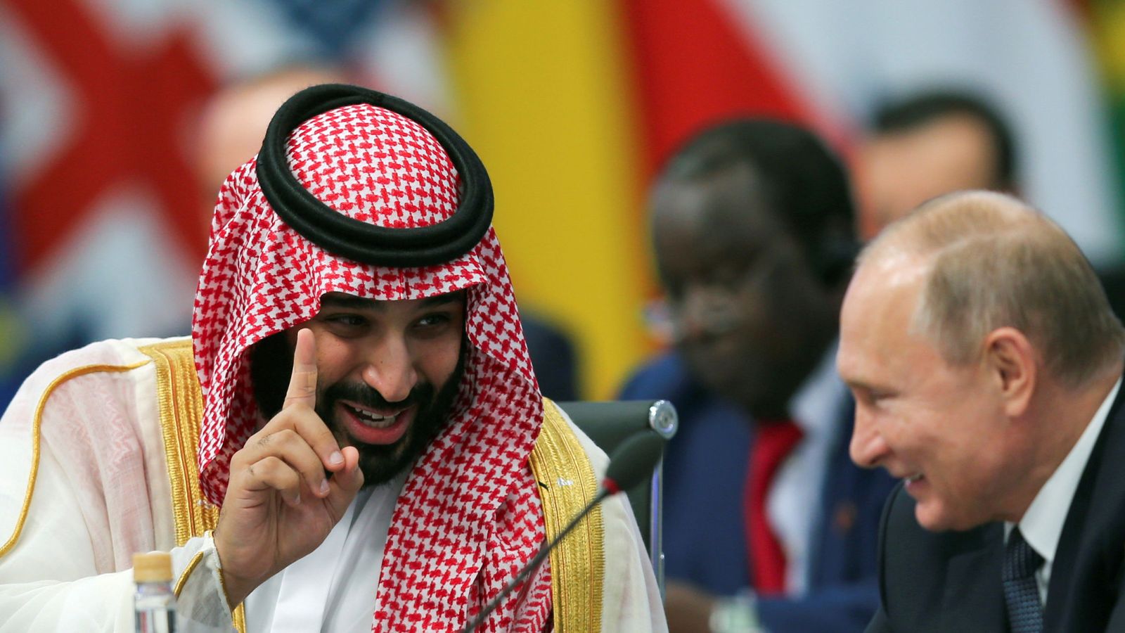 Foto: Mohammed Bin Salman y Vladimir Putin. (Reuters)