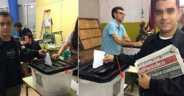 Foto: Sociedad Civil distribuye imágenes de un mismo vecino votando dos veces