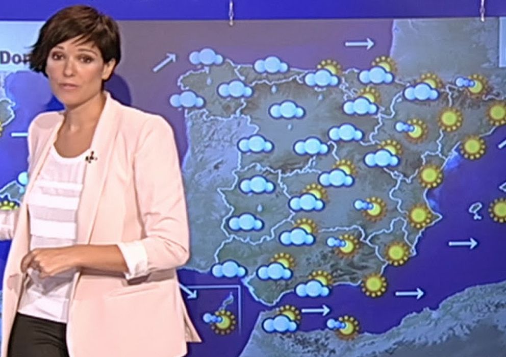 Foto: Mònica López, jefa del departamento de Información Meteorológica de Televisión Española (TVE)