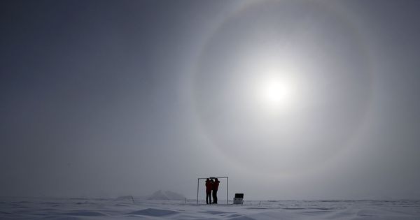 Foto: Agujero en la capa de ozono en la Antártida.