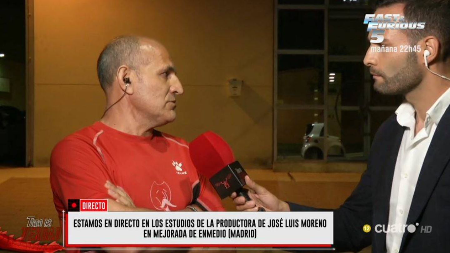 Joaquín, exchófer de José Luis Moreno, en 'Todo es verdad'. (Mediaset)
