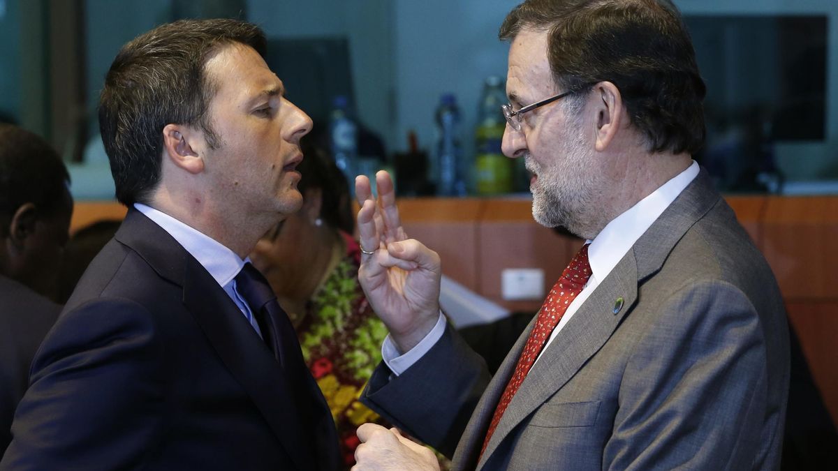 El síndrome europeo de la ‘doble R’: multa para Rajoy y rescate bancario para Renzi
