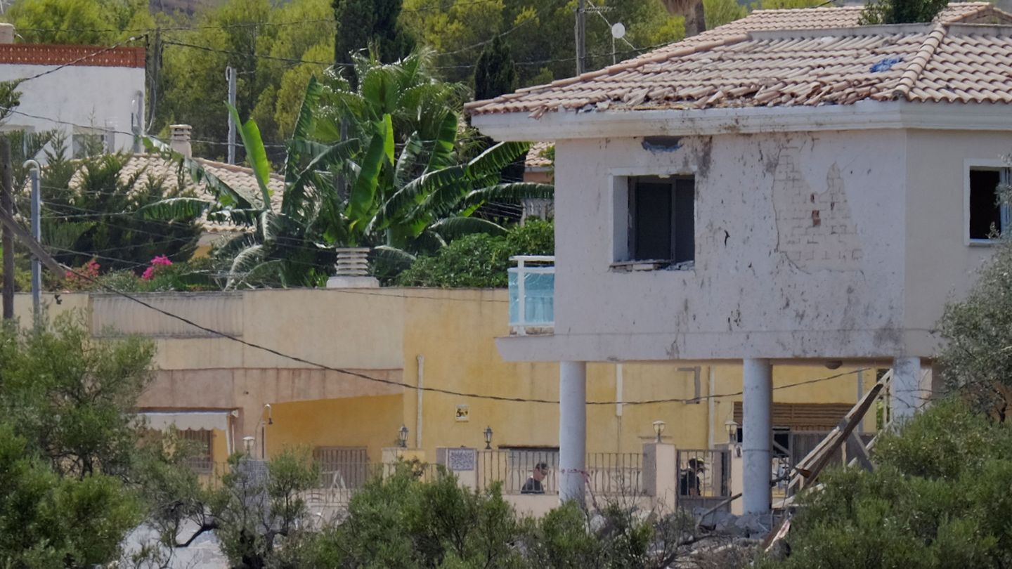 La casa de Alcanar tras la explosión. (Reuters)