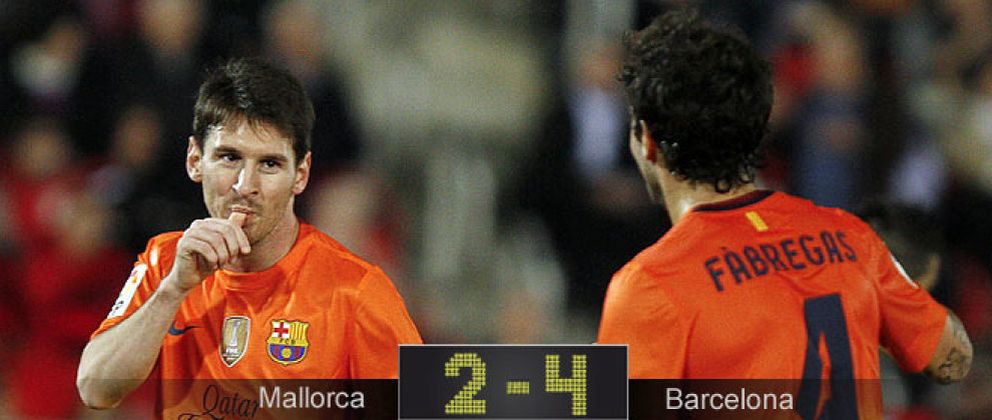 Foto: El Barça aprovecha su pegada para sofocar el ímpetu del Mallorca y seguir como sólido líder