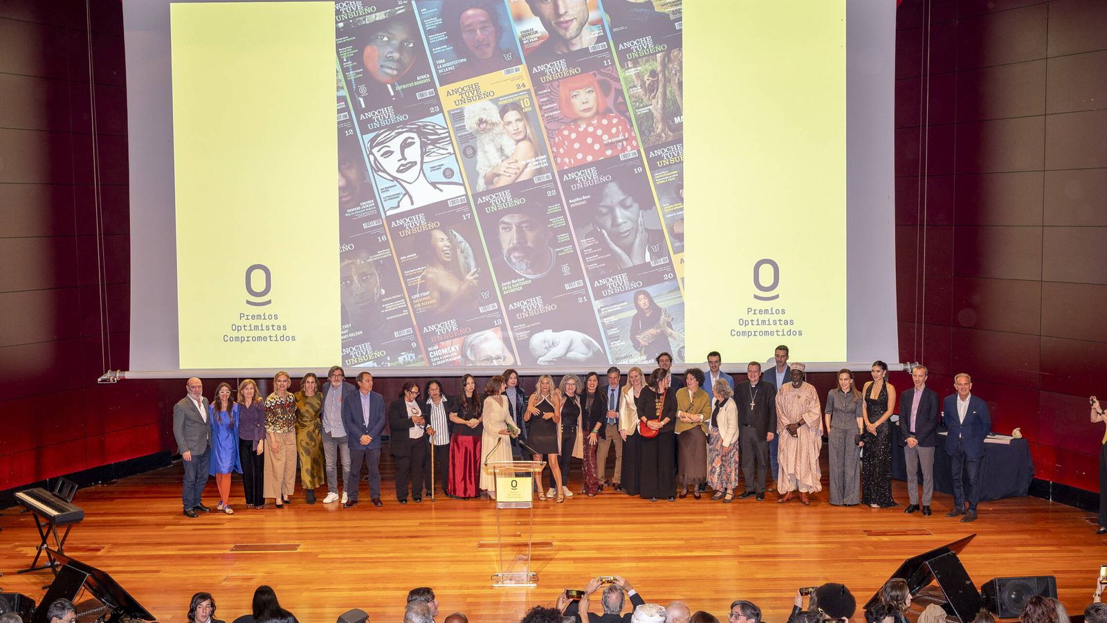 'Anoche tuve un sueño' entrega los Premios Internacionales 'Optimistas comprometidos'
