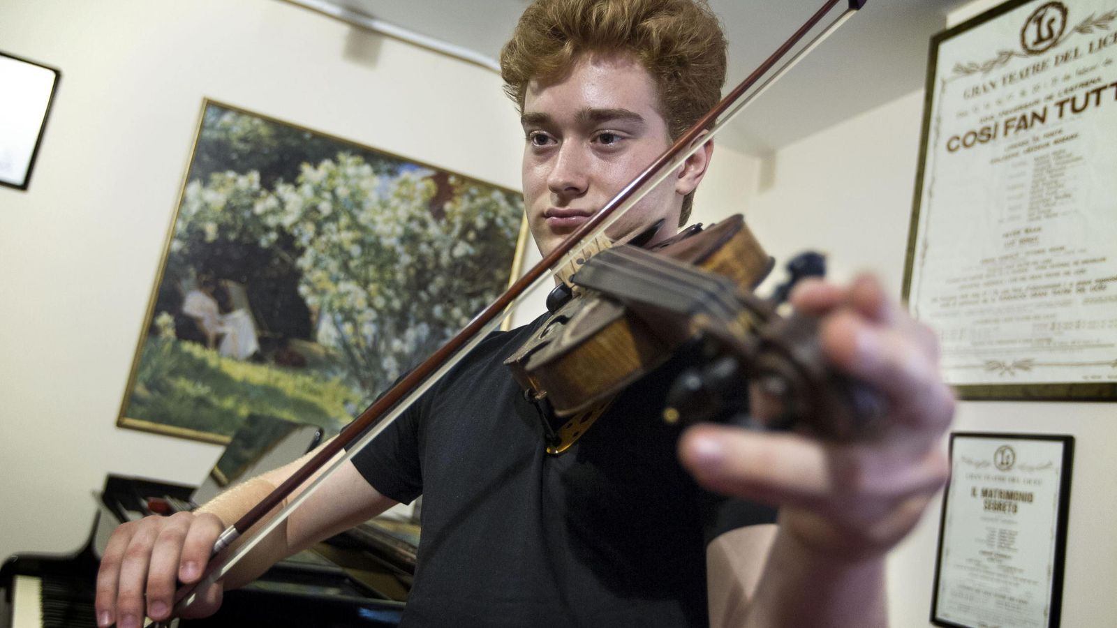 Foto: El violinista valenciano Jacobo Christensen. (EFE)
