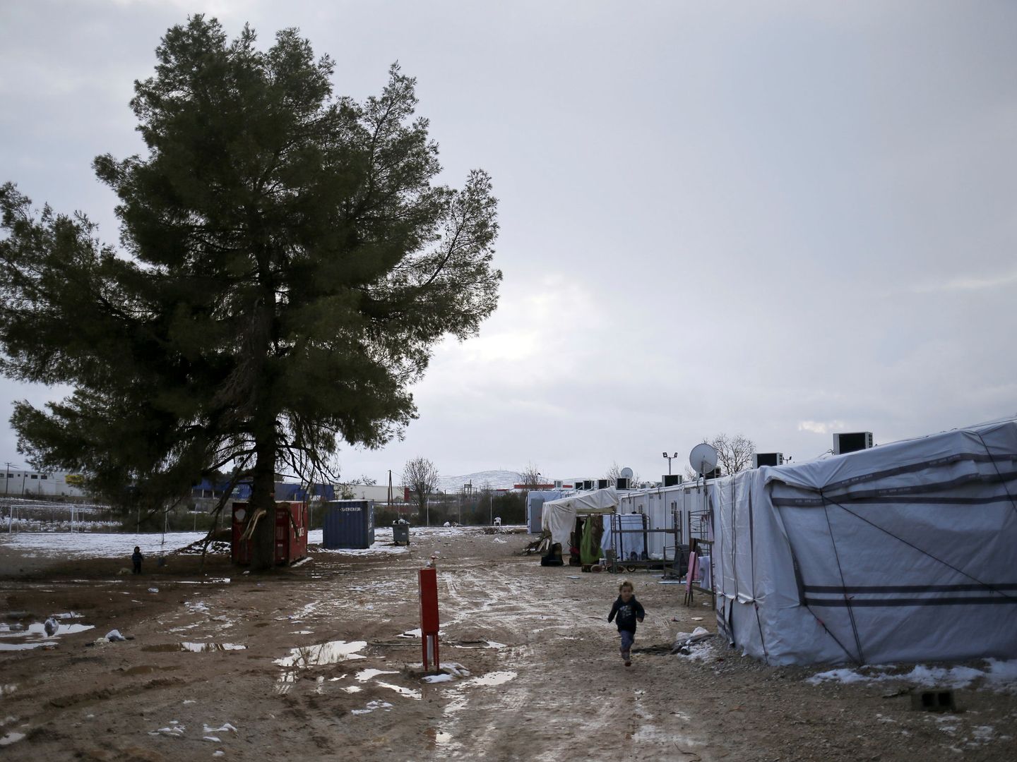 Campo de refugiados de Ritsona. (Reuters)