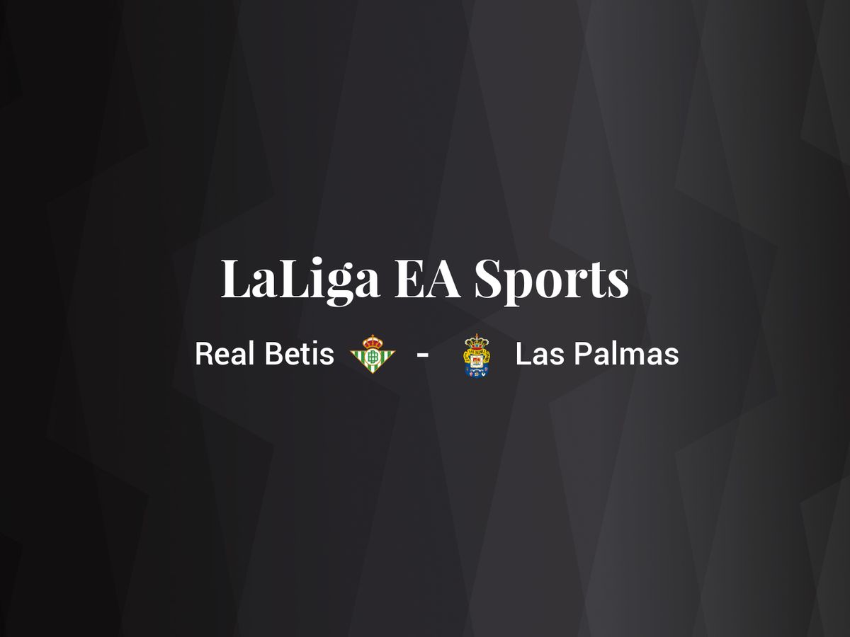 Foto: Resultados Real Betis - Las Palmas de LaLiga EA Sports (C.C./Diseño EC)