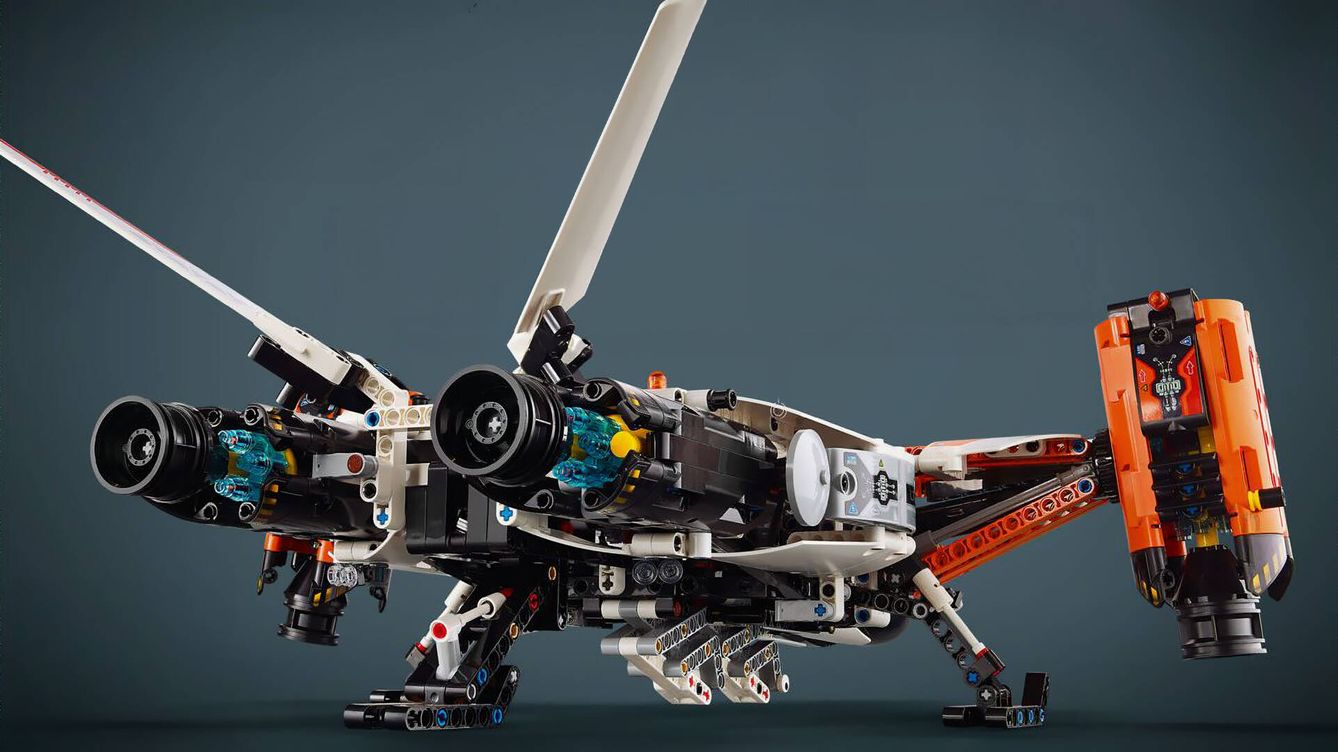 Foto: Uno de los nuevos sets de Lego realizados en colaboración con la NASA: 42181 VTOL Heavy Cargo Spaceship LT81 (Lego)