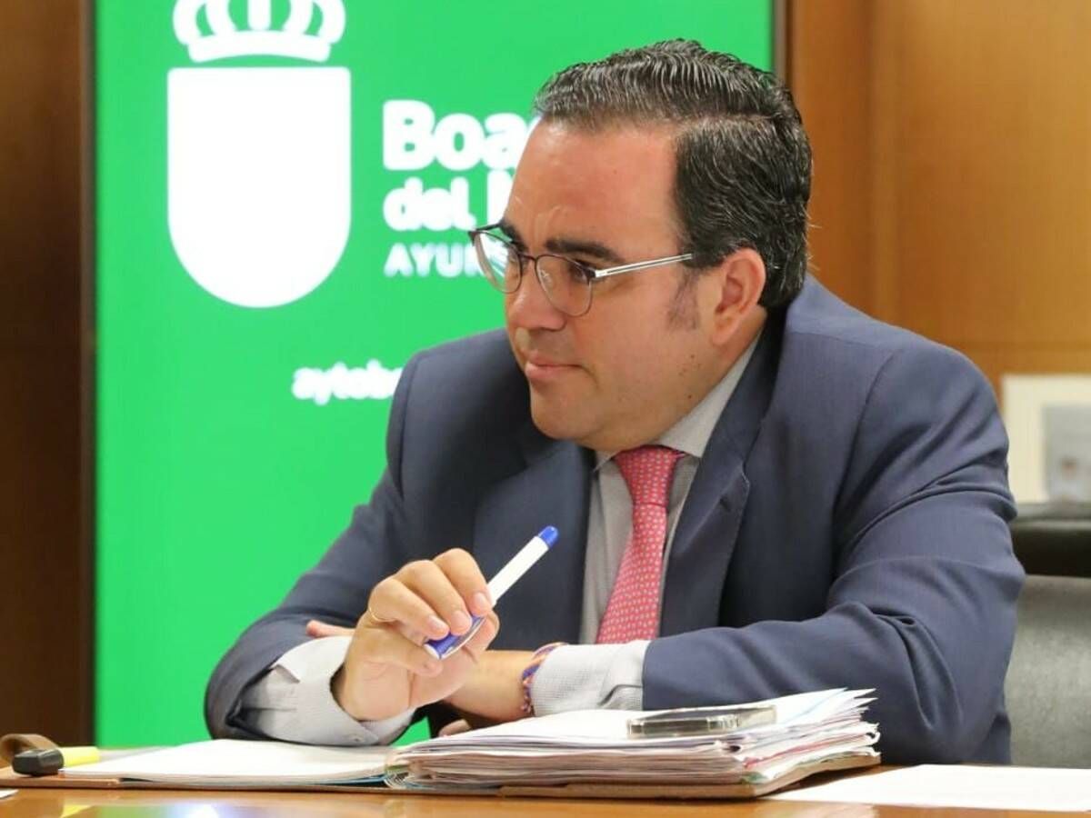 Foto: Javier Ubeda, alcalde de Boadilla. (A.V.)