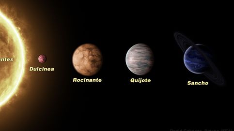 La estrella Cervantes y los planetas del Quijote ya lucen en el cielo