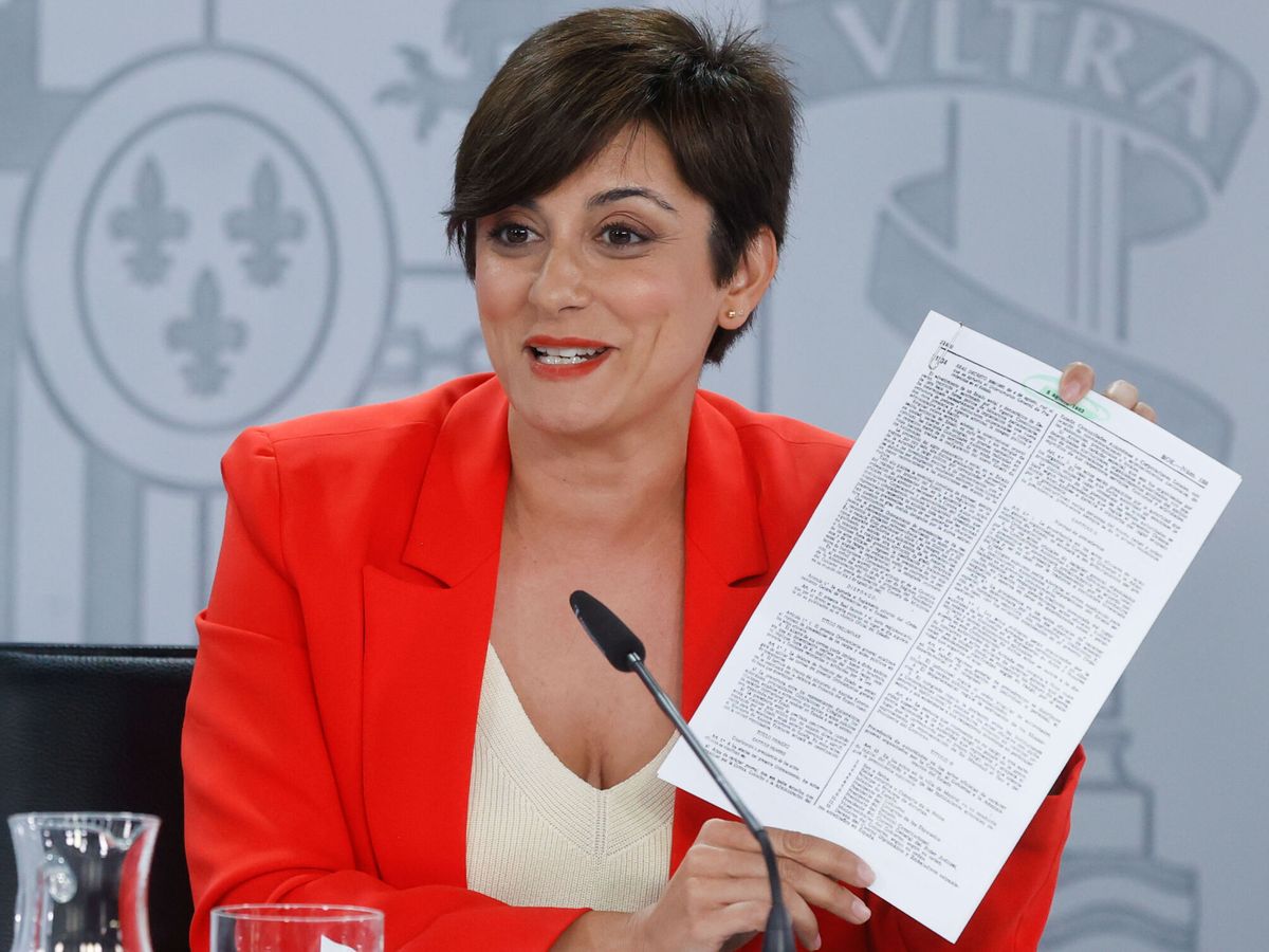 Foto: La ministra de Política Territorial y portavoz del Gobierno, Isabel Rodríguez. (EFE/Juan Carlos Hidalgo)