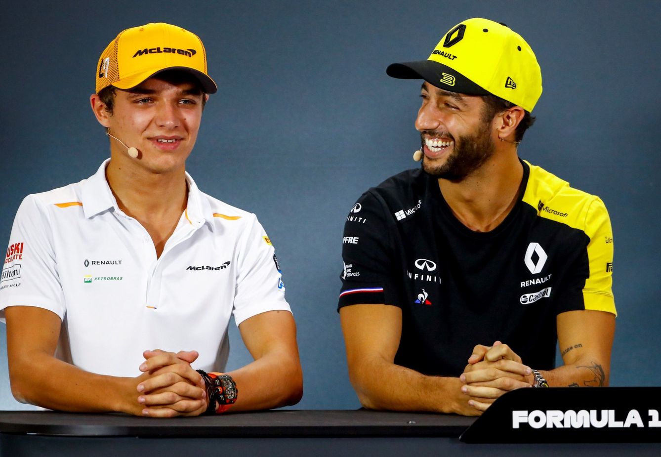 El principal objetivo de Daniel Ricciardo y su equipo será en 2020 batir a McLaren (REUTERS)