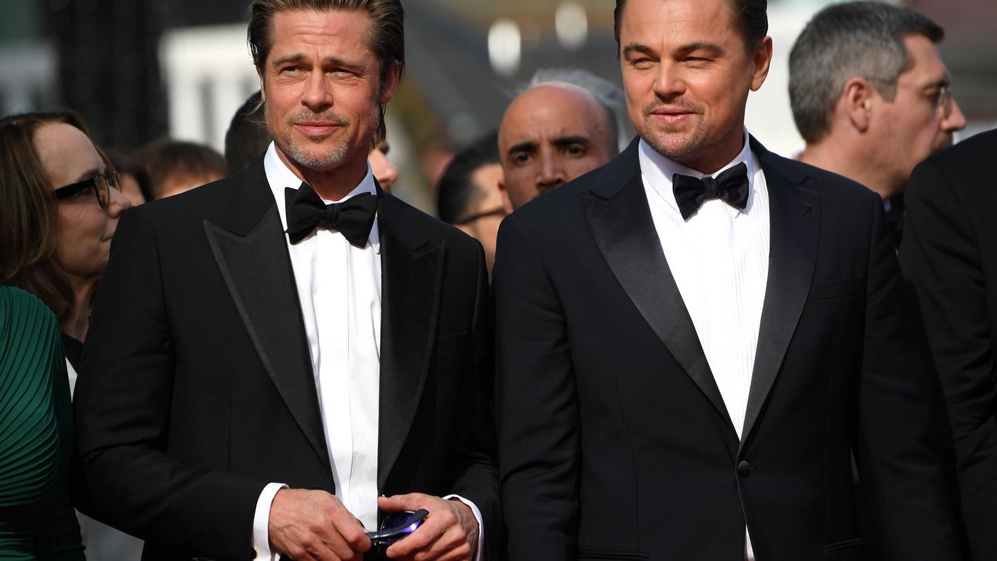 Brad Pitt y Leonardo Dicaprio, dos cabalgan juntos. (Getty)
