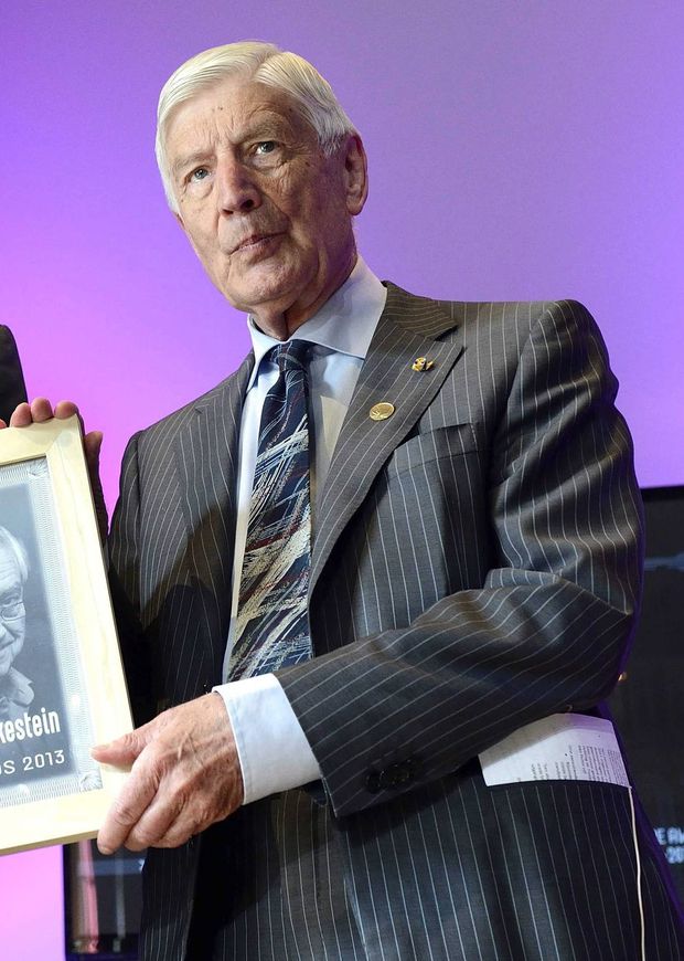 El antiguo primer ministro holandés Dries van Agt en una fotografía de archivo de 2013. (EFE/Lex Van Lieshout)