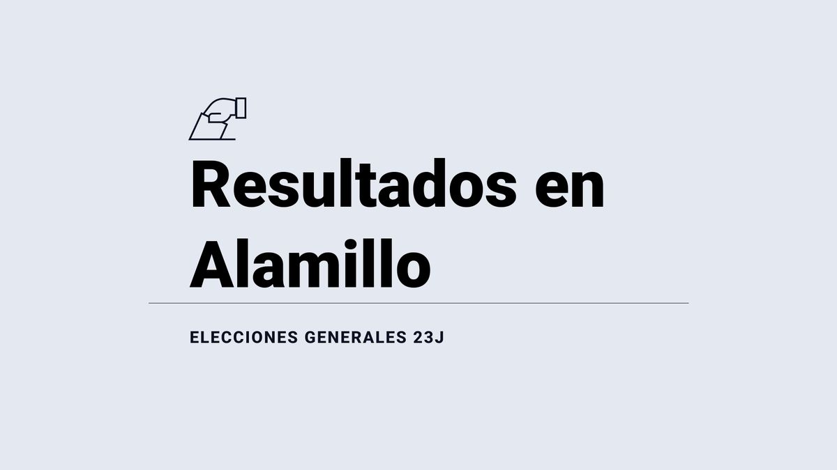 Resultados en Alamillo: votos y número de escaños de las elecciones generales 2023, en directo