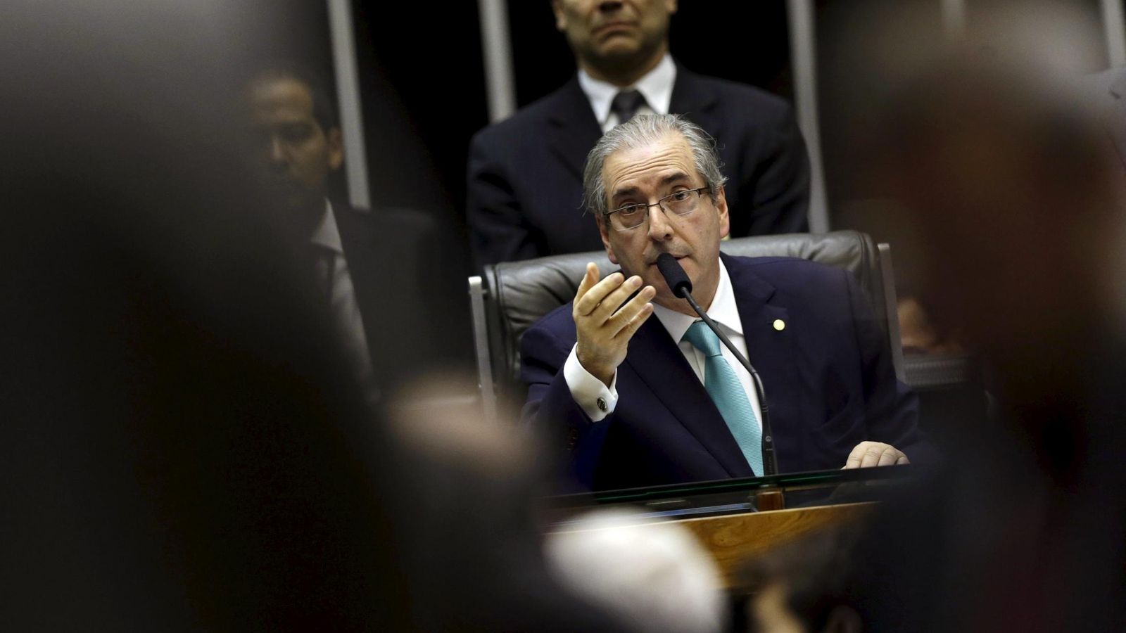 Foto: El presidente de la Cámara de Diputados brasileña, Eduardo Cunha, durante una sesión de la cámara en Brasilia, el 6 de agosto de 2015 (Reuters).  