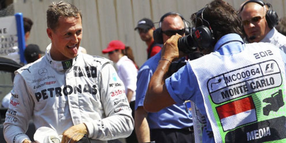Foto: Schumacher fue el más rápido, pero Webber saldrá desde la 'pole' en Mónaco