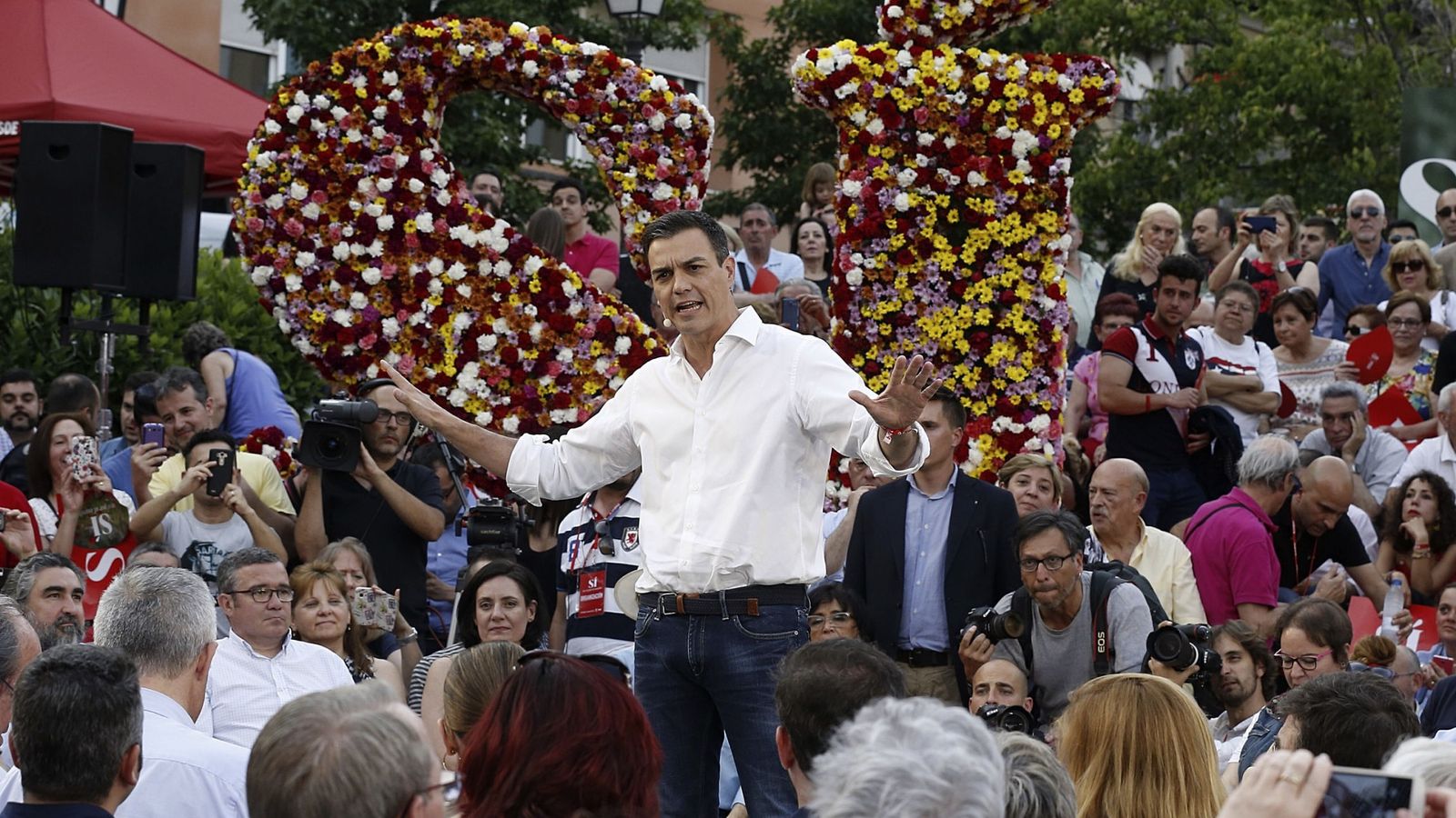 Foto: El secretario general y candidato del PSOE, Pedro Sánchez. (EFE)