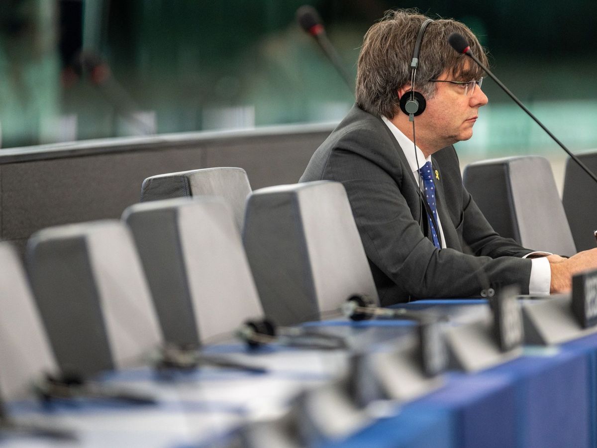 Foto: Puigdemont en el Parlamento Europeo. (EFE)
