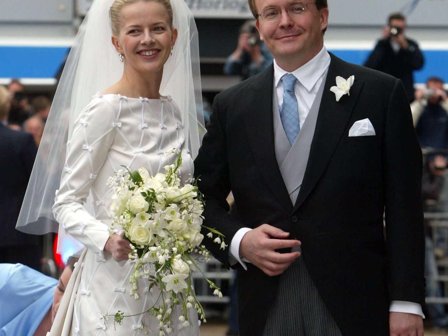 Mabel y Friso de Holanda, el día de su boda. (Getty)