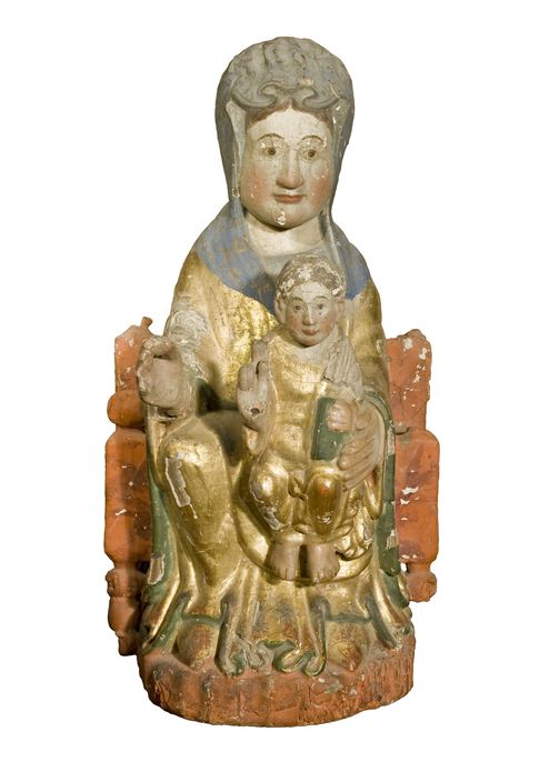 Virgen románica de Lastiestas bajas (Museo Diocesano de Jaca)