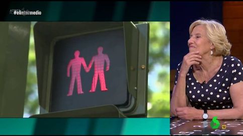 Carmena anuncia en 'El intermedio' que los semáforos LGTB serán permanentes