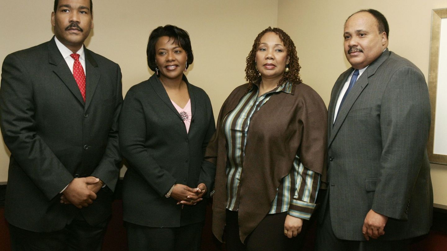 Los cuatro hijos de Martin Luther king, en 2006. (Reuters)