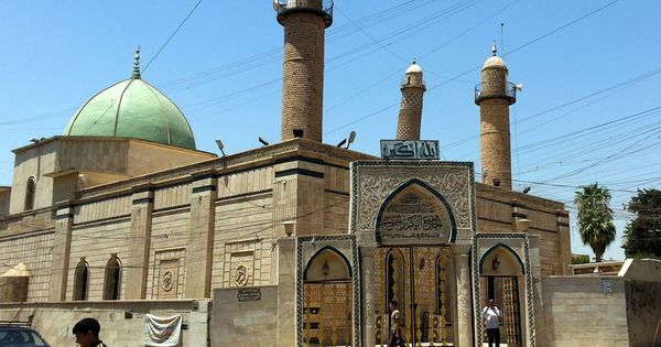 Foto: El estado islámico destruye la icónica mezquita de mosul en su huida