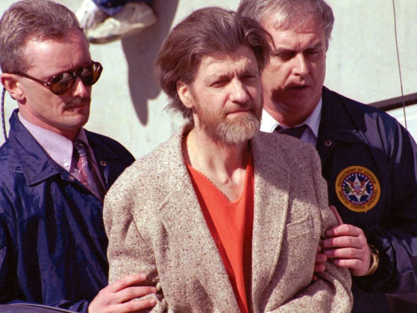 Unabomber el día de su detención, en abril de 1996. (Wikipedia)