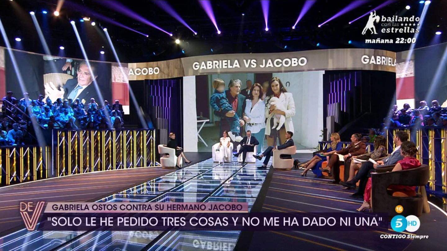 Gabriela y Jacobo Ostos se enfrentan en '¡De viernes!'. (Mediaset)