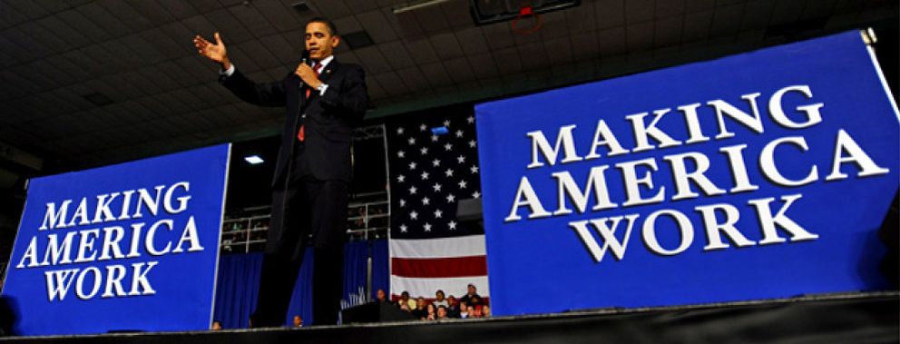 Foto: Obama 'vende' su plan de rescate económico