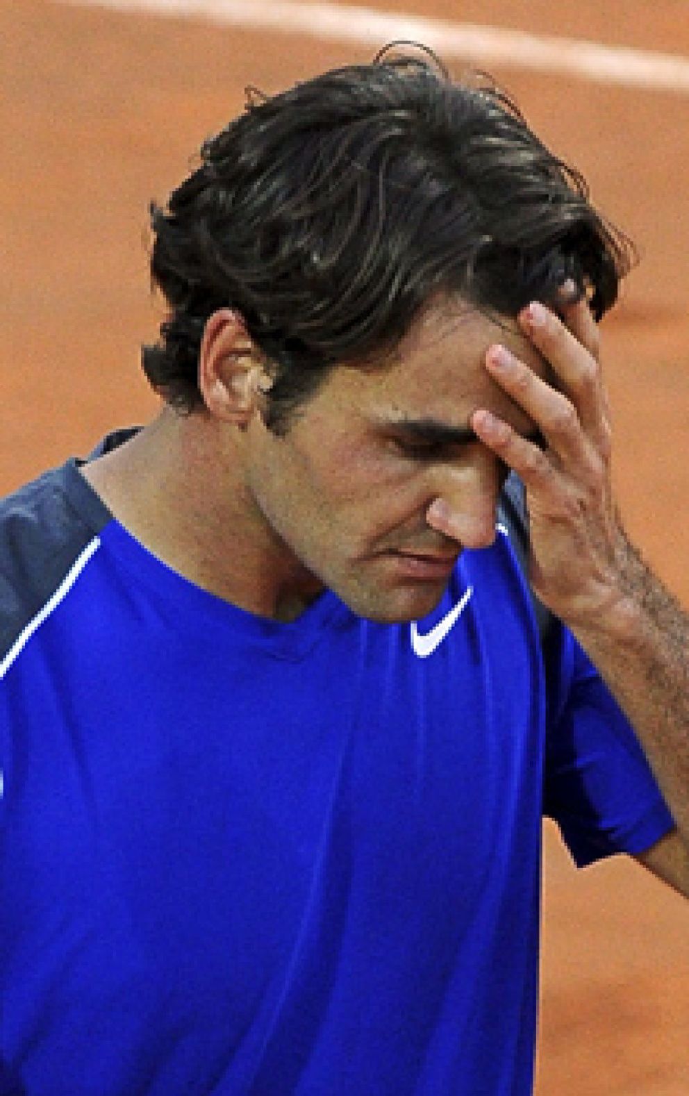 Foto: Federer cae eliminado ante Gasquet en los octavos de final de Roma