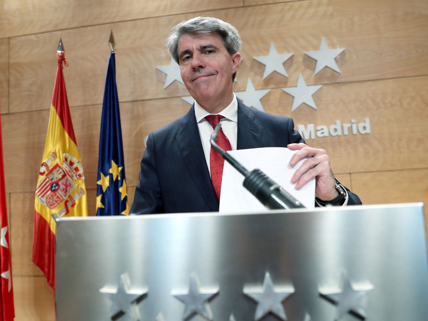 El presidente de la Comunidad de Madrid, Ángel Garrido. (EFE)
