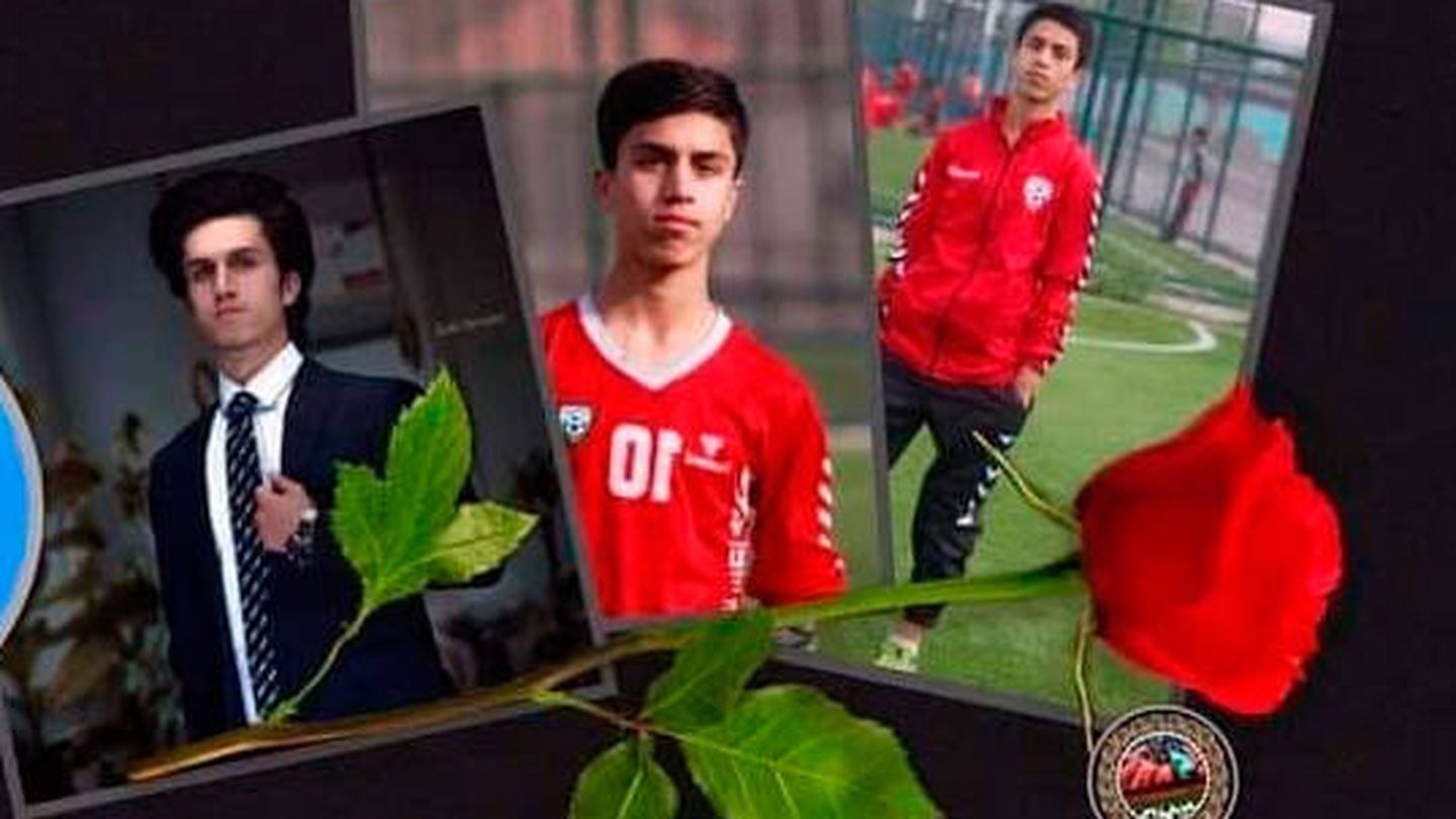 Zaki Anwari tenía 17 años y era una promesa del fútbol afgano. (Dirección General de Educación Física y Deportes de Afganistán)