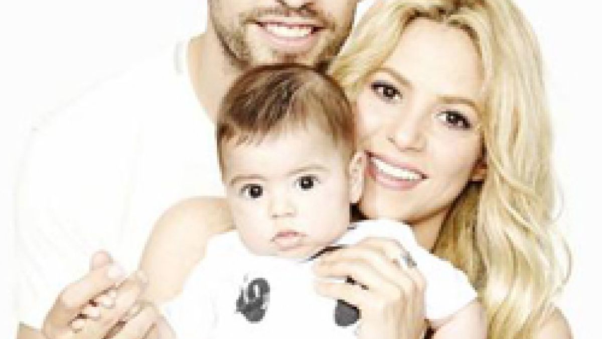 Shakira y Milan felicitan el día del padre a Piqué