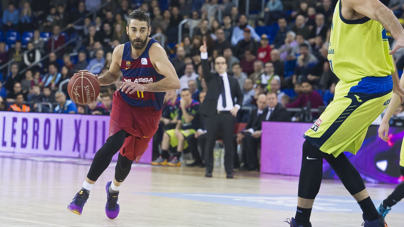Foto: Navarro anotó 8 puntos en la victoria del Barcelona contra el Estudiantes (V. Salgado/ACB Photo)