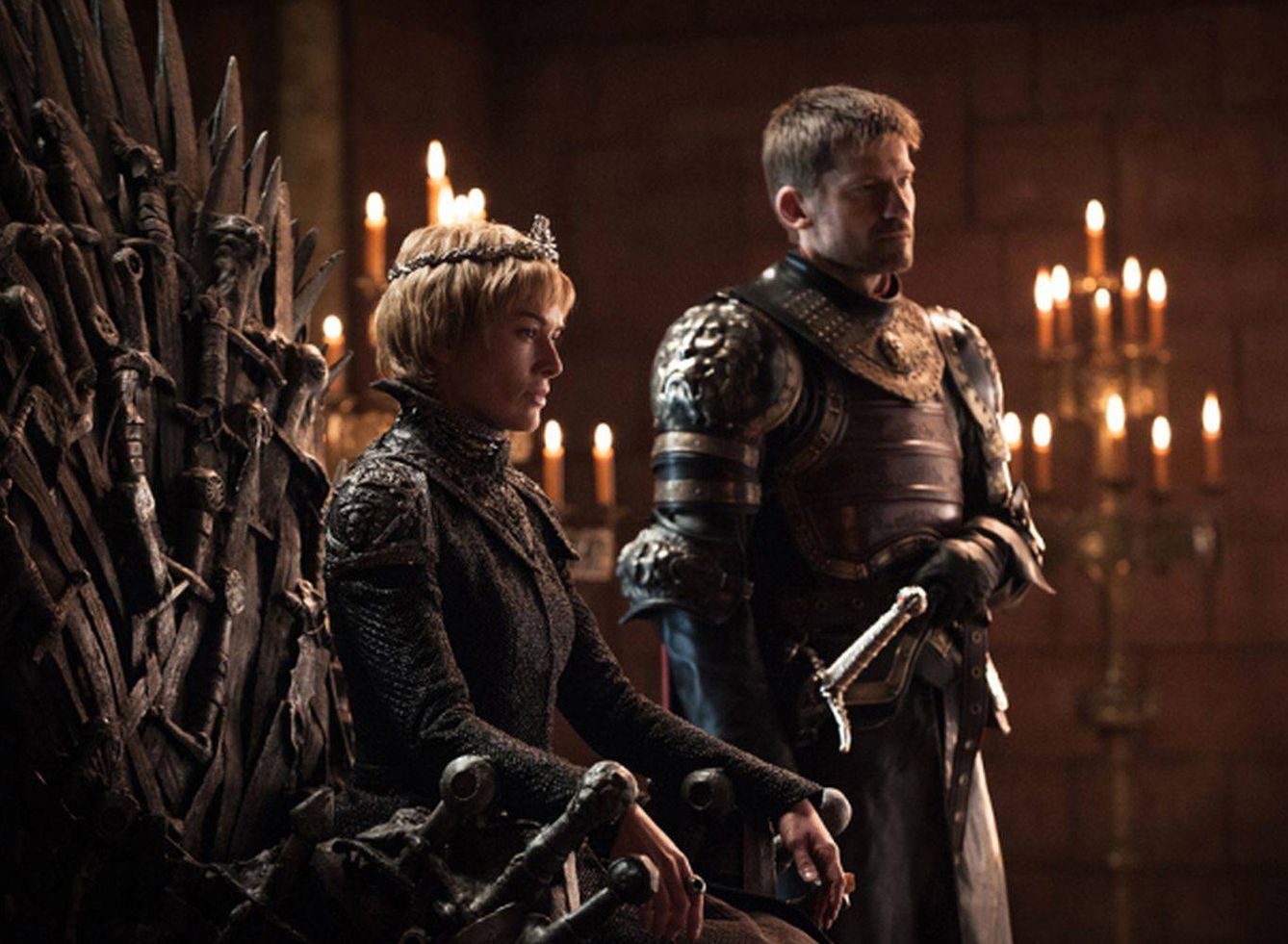 Imagen del primer capítulo de la séptima temporada con Cersei y Jaime mostrando sus diferencias