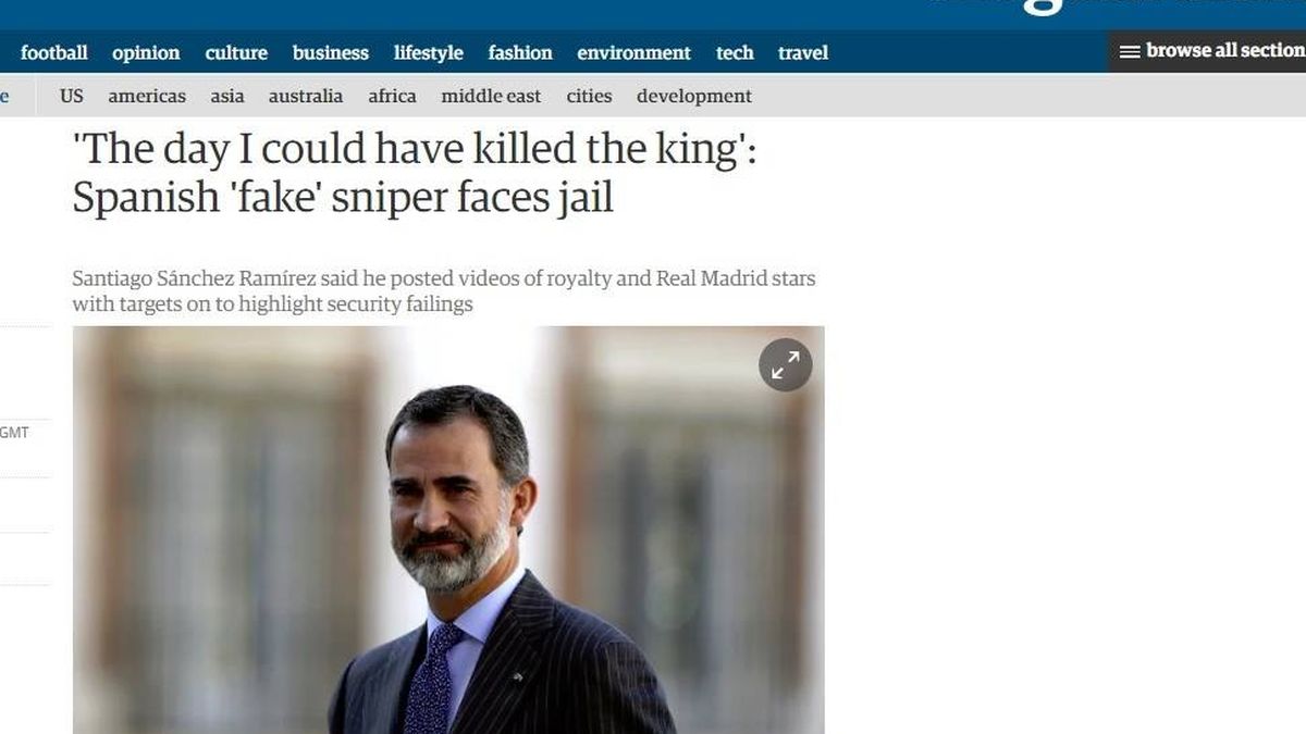 'The Guardian' se hace eco de la historia del falso francotirador