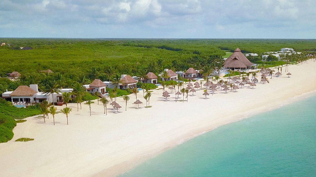 Foto: Resort Mayakoba en el terreno que generó 4,6 millones de dólares para Zagatka.