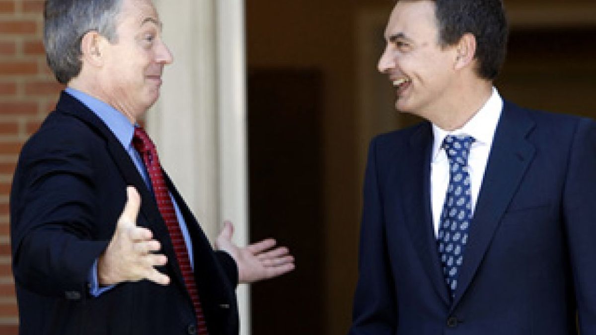 Blair elogia ante Zapatero la interlocución de España para resolver el conflicto de Oriente Medio