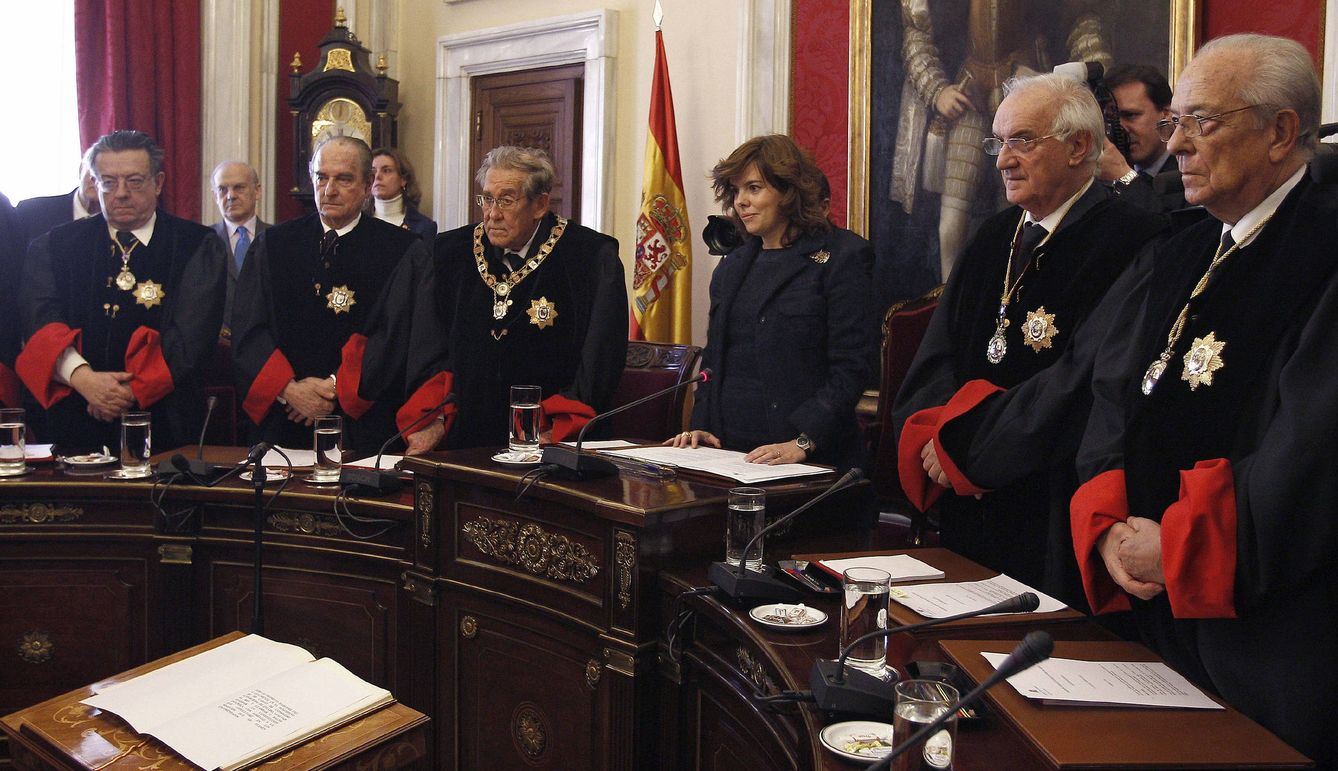 Ceremonia de ingreso del expresidente Zapatero en el Consejo de Estado. (EFE)