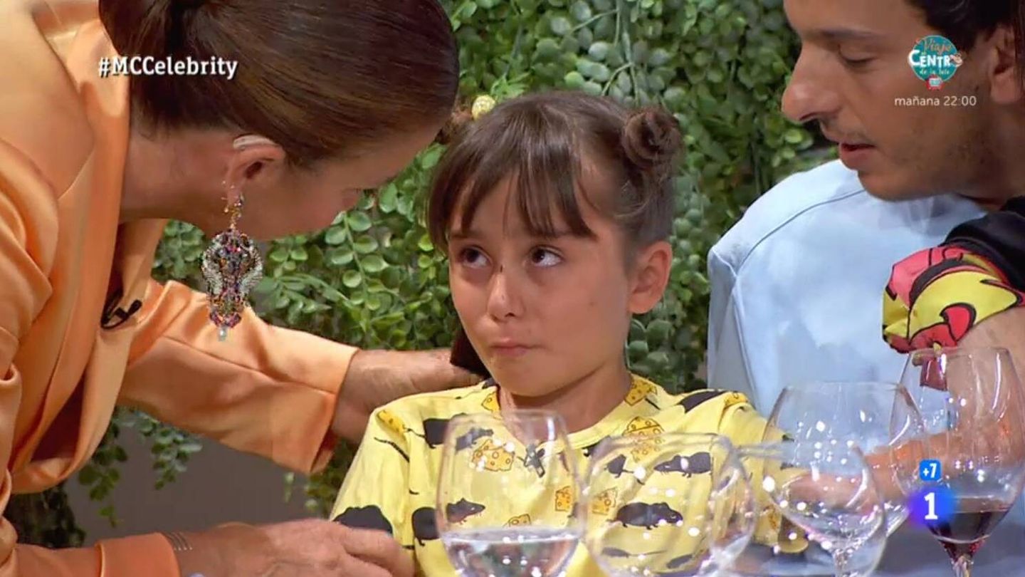 Lila, hija de María Escoté, en 'MasterChef Celebrity 7'. (RTVE)
