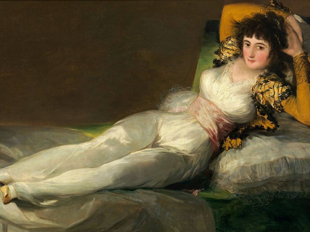 Foto: 'La maja vestida', de Francisco de Goya. Se sospecha que pudo ser Pepita Tudó. 