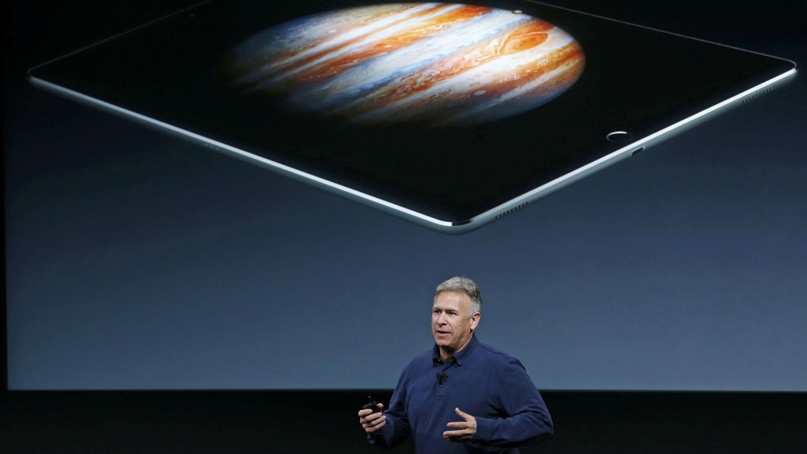 Foto: Phil Shiller durante la 'keynote' de Apple