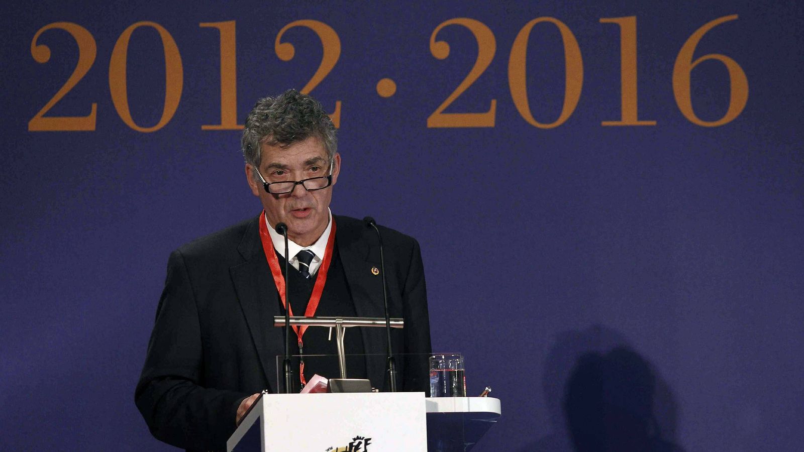 Foto: Ángel María Villar, presidente de la Federación de Fútbol Española (Efe)