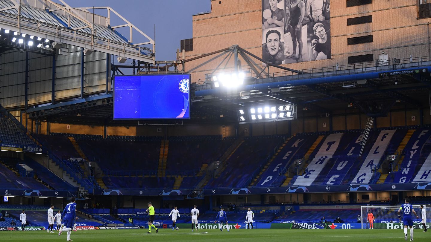 Stamford Bridge, de gala para el partido. (Reuters)