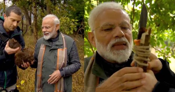 Foto: Narendra Modi, en dos secuencias del programa que se emitirá el 12 de agosto